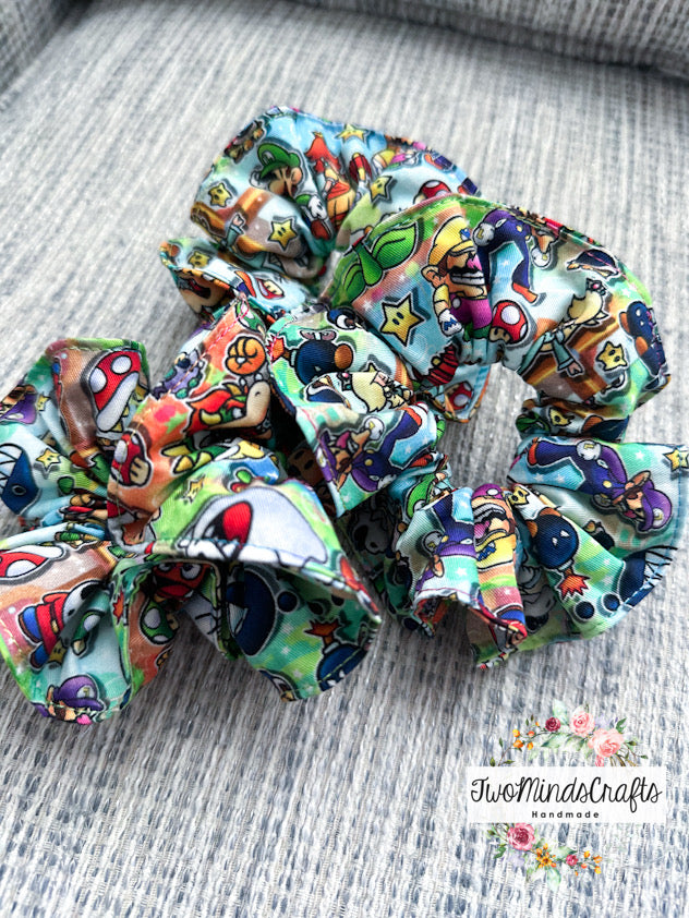 Plumber Gamers Scrunchies (READY TO SHIP)