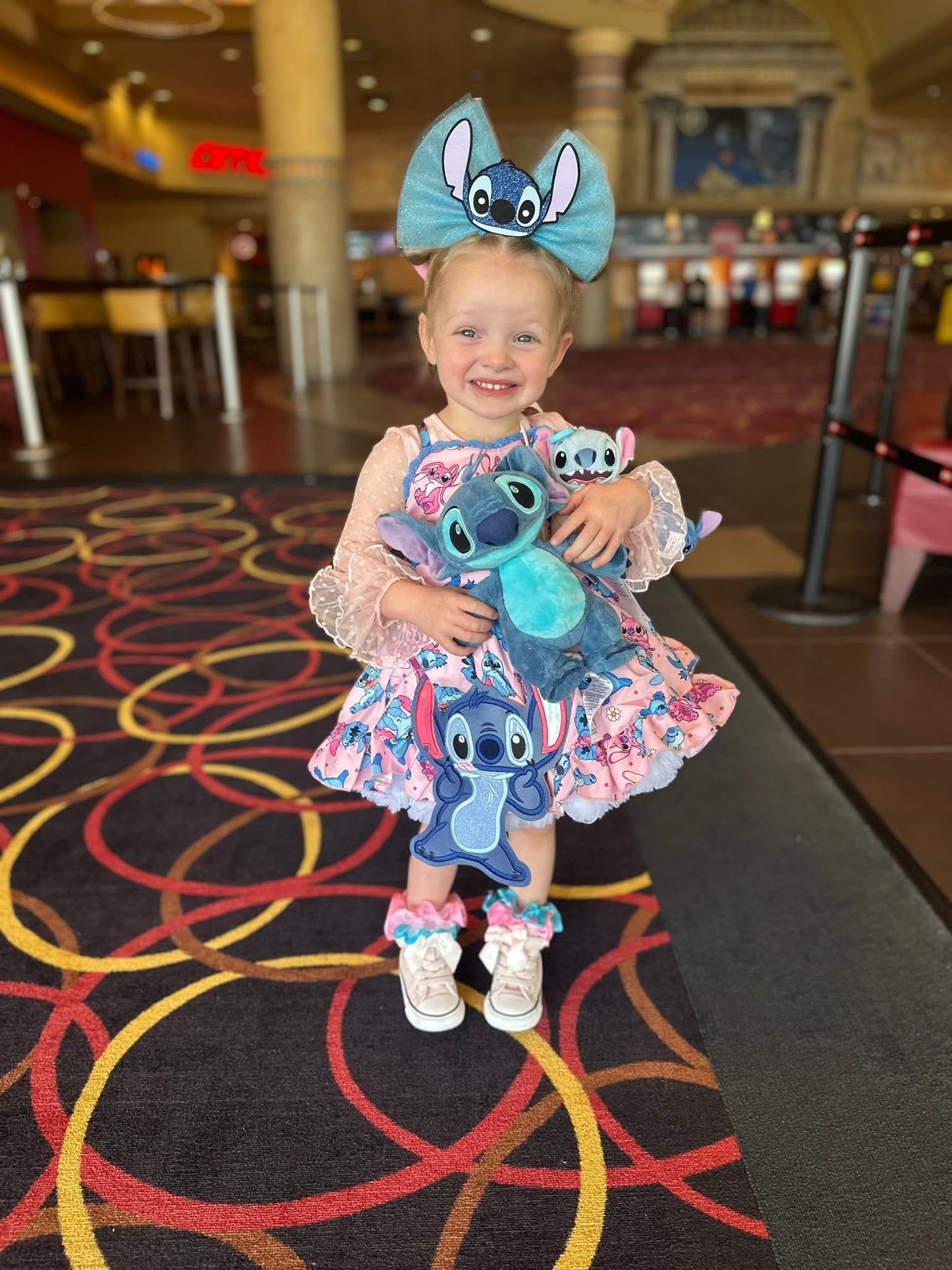 Cute Blue Alien Full Body flat bag (READY TO SHIP)