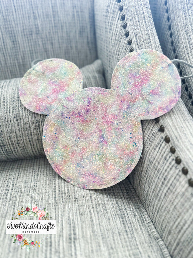 *ATRP* Pastel rainbow irredescent mouse flat lay bag (Copy)