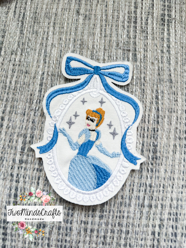 Girl’s Iron On Machine Embroidered Patches (READY to SHIP)