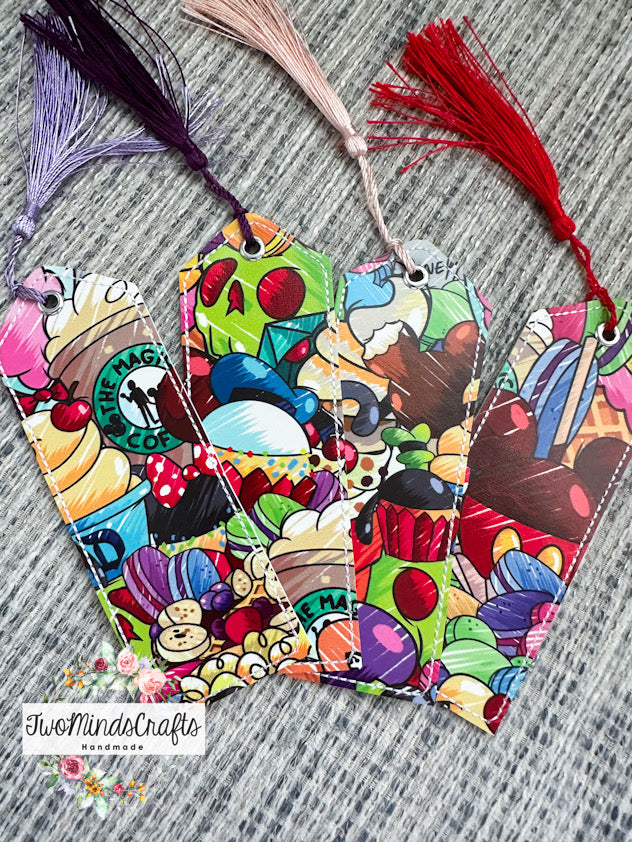 Snacks Mashup classic bookmark (READY TO SHIP)