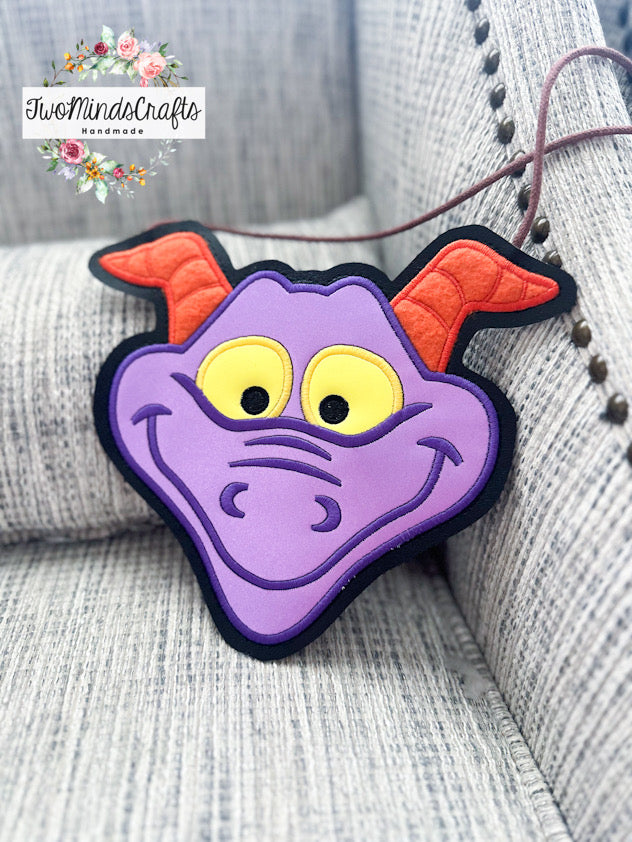 Purple Dragon flat lay bag (READY TO SHIP)