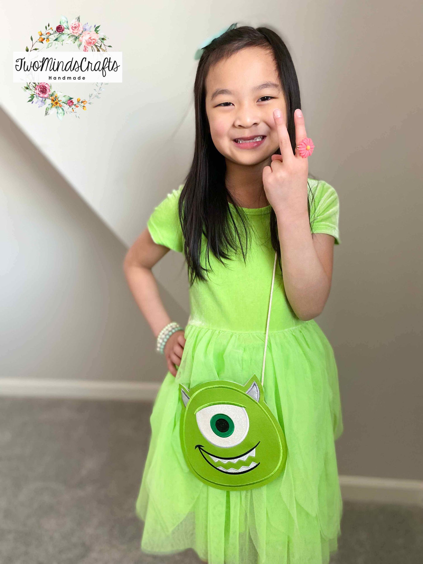 Green Monster flat lay bag (READY TO SHIP)