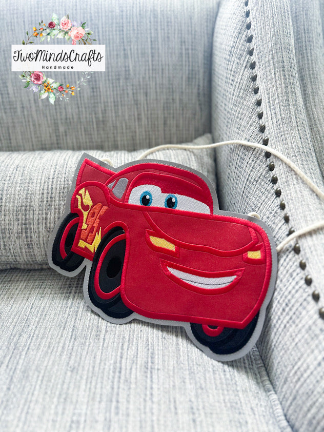 Red lightning car flat bag (READY TO SHIP)