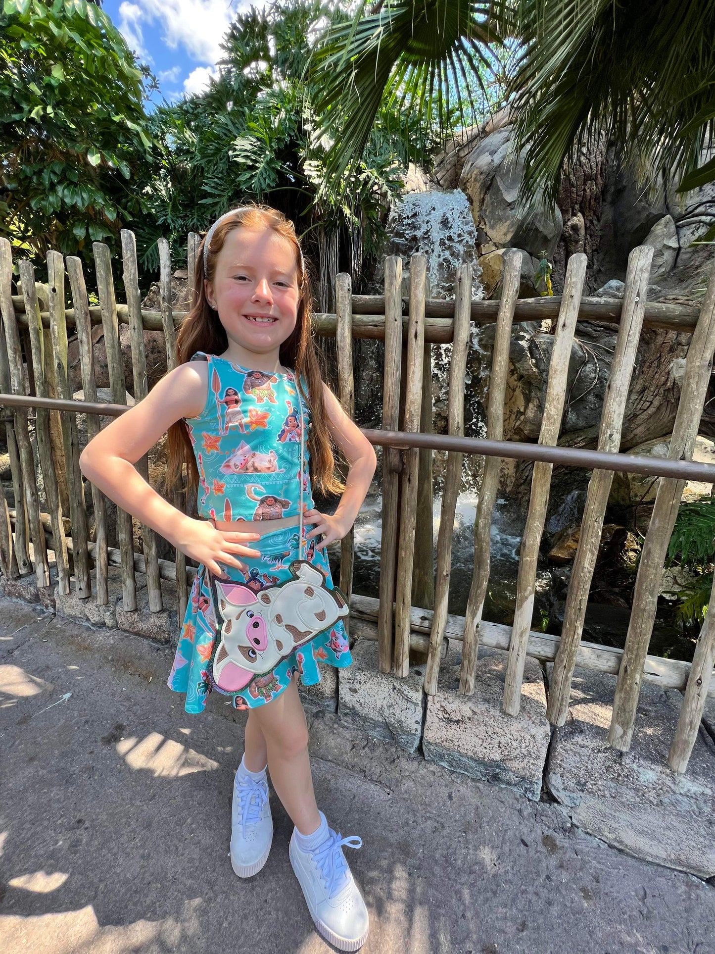 Cute Island Pig flat lay bag (READY TO SHIP)