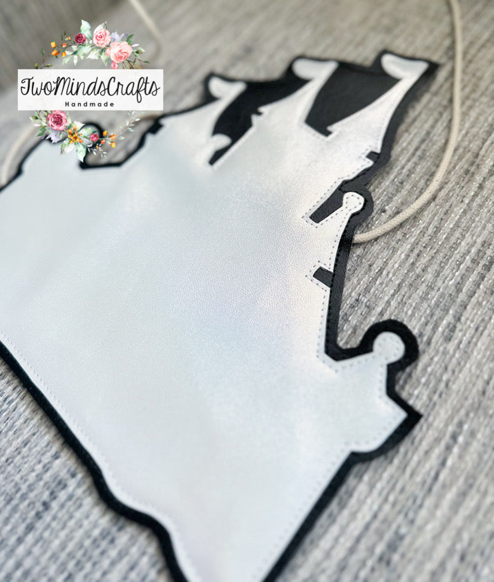 White Princess Castle Autograph flat lay bag (READY TO SHIP)