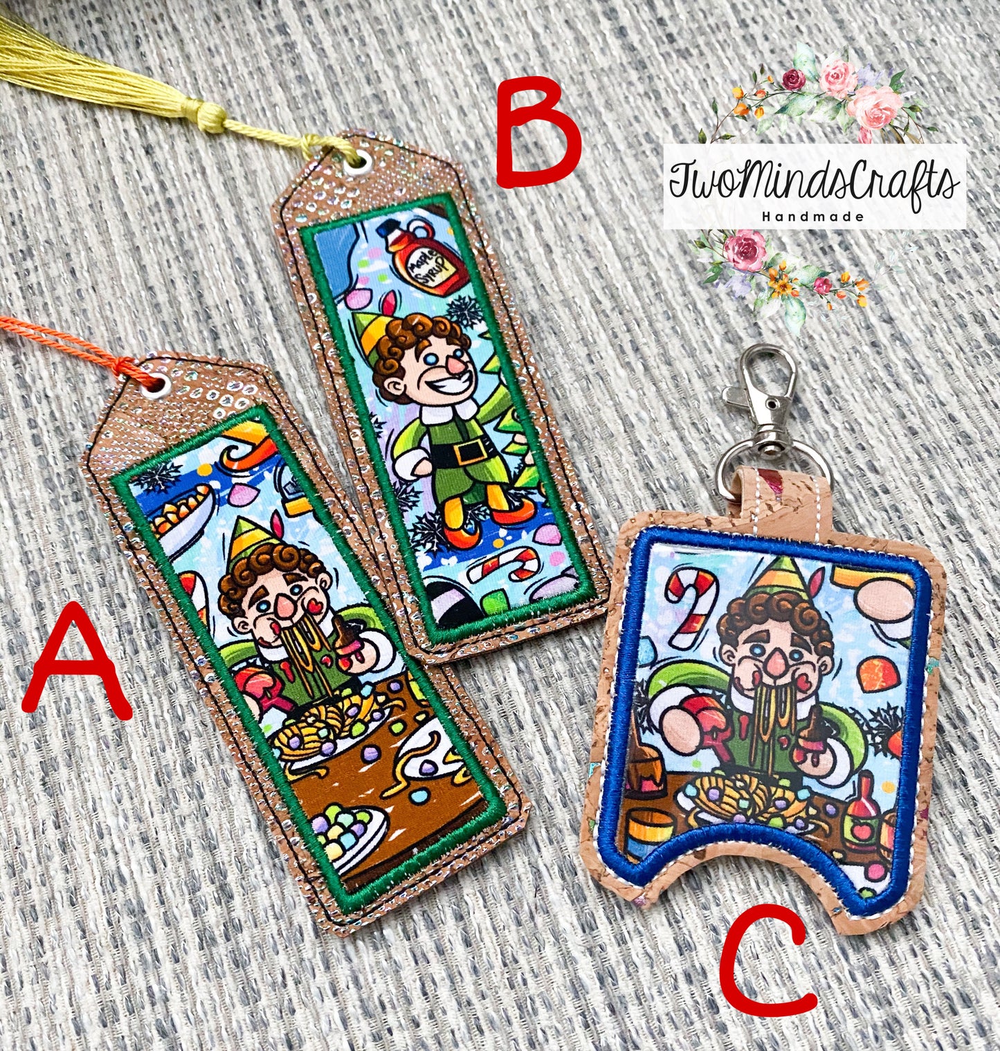 Elf Classic Bookmarks / Hand Sani Holders (READY TO SHIP)