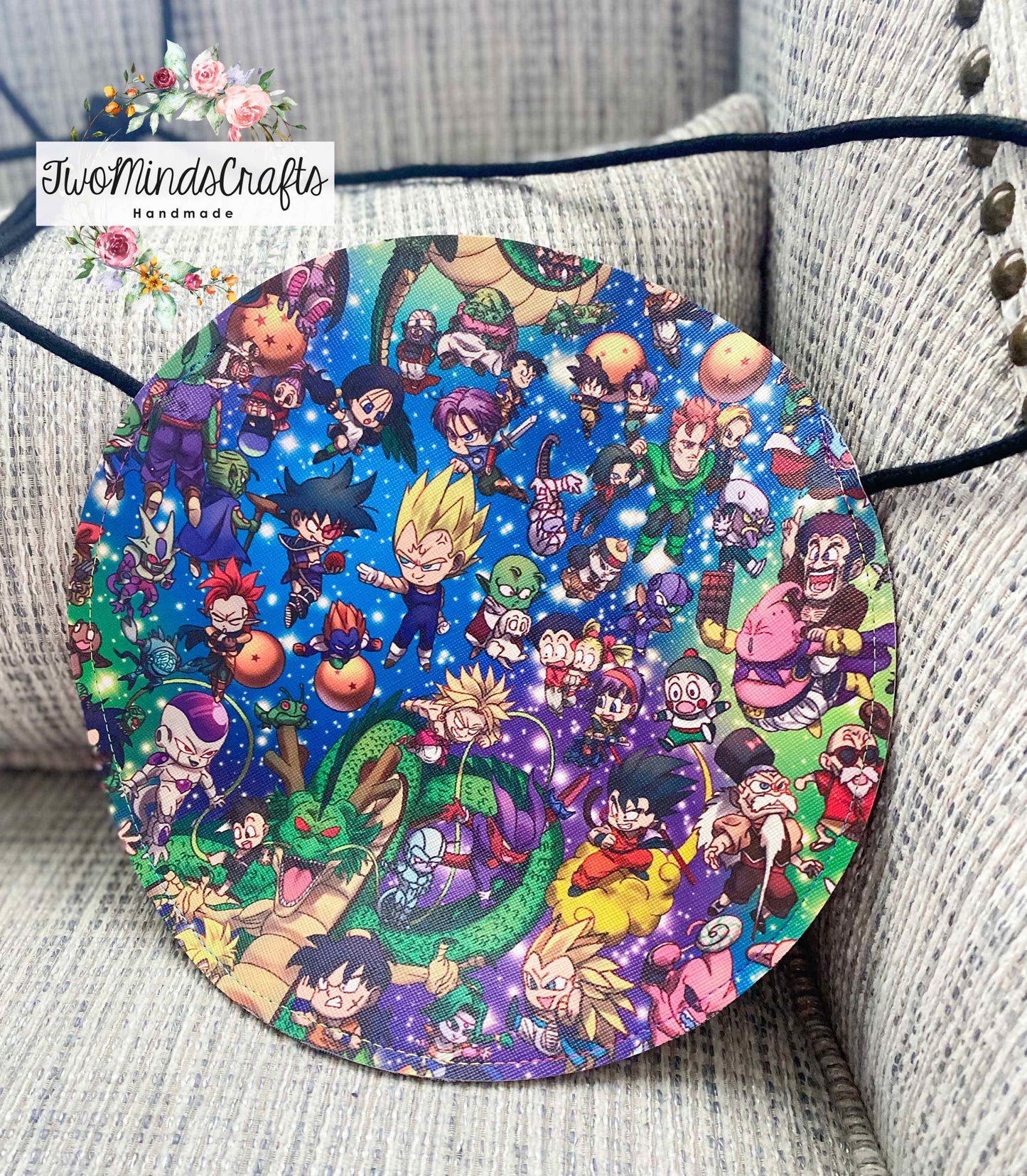 *ATRP* Dragon boy circle flat bag (READY TO SHIP)