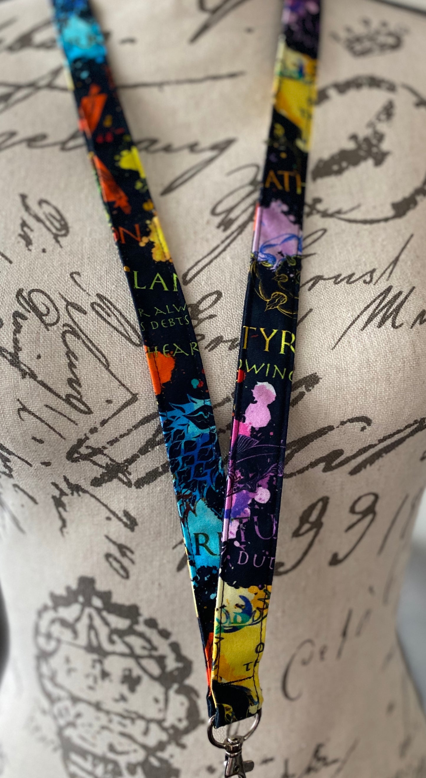 Classic lanyard - maps (READY TO SHIP)