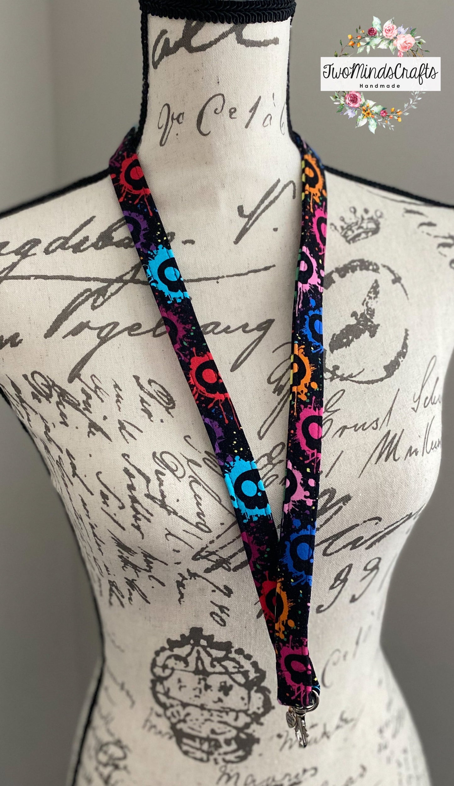 Classic lanyard - Skulls (READY TO SHIP)