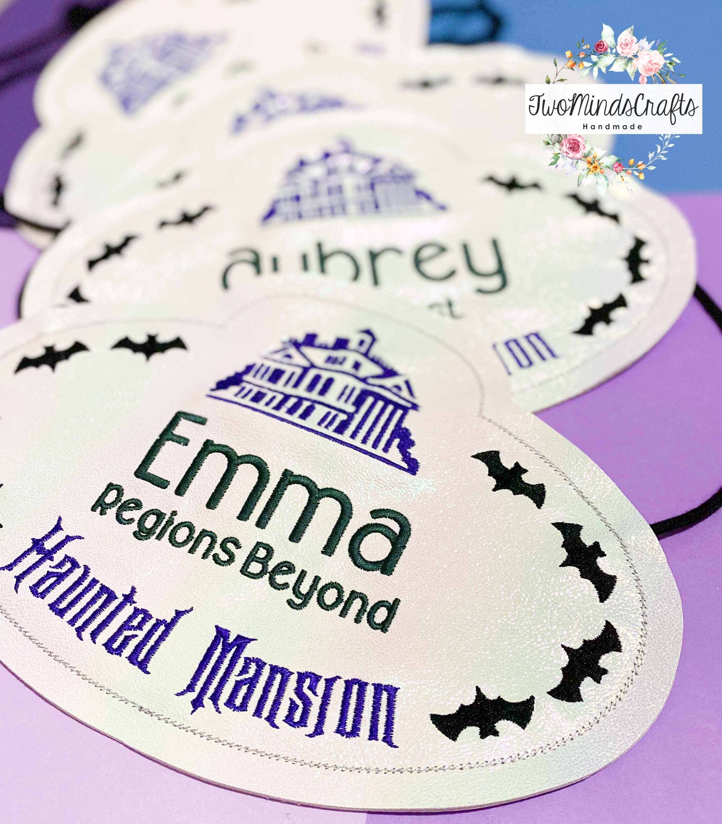 Personalized name tag H Mansion flat bag (MADE TO ORDER)