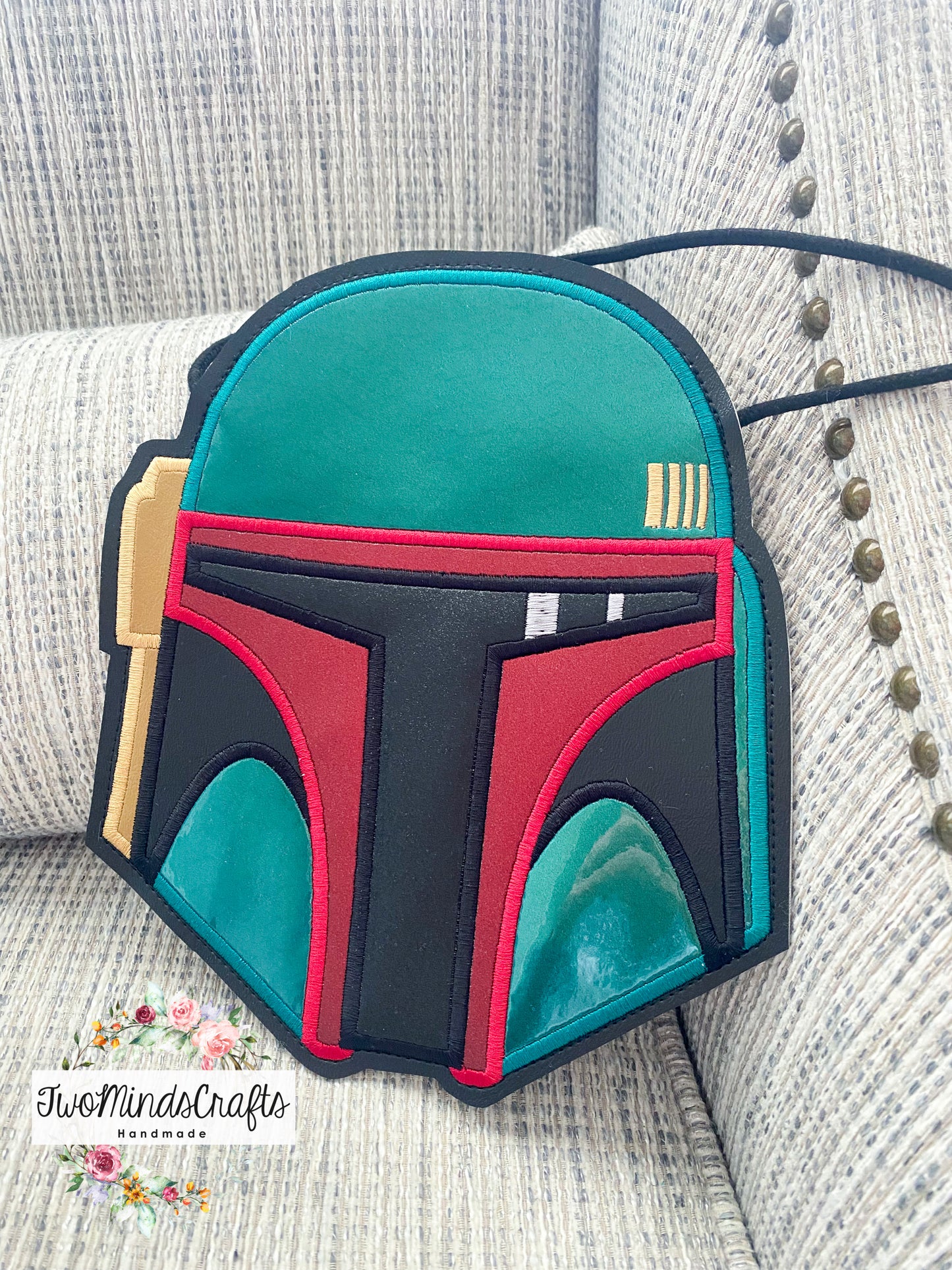 Green helmet flat bag (READY TO SHIP)