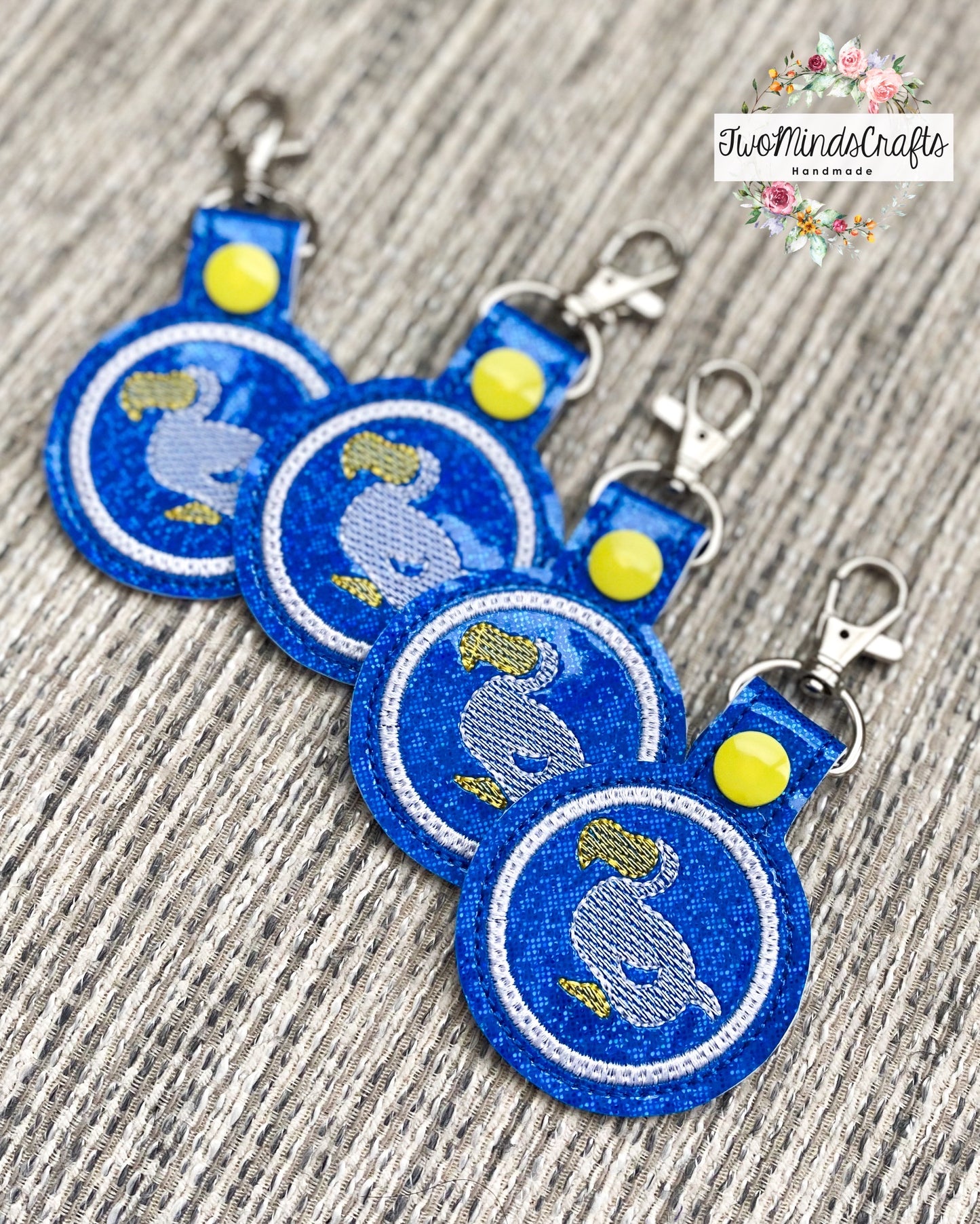 Dodo bird keyfobs (READY TO SHIP)