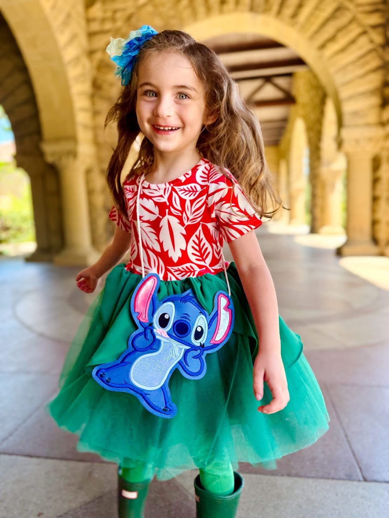 Cute Blue Alien Full Body flat bag (READY TO SHIP)