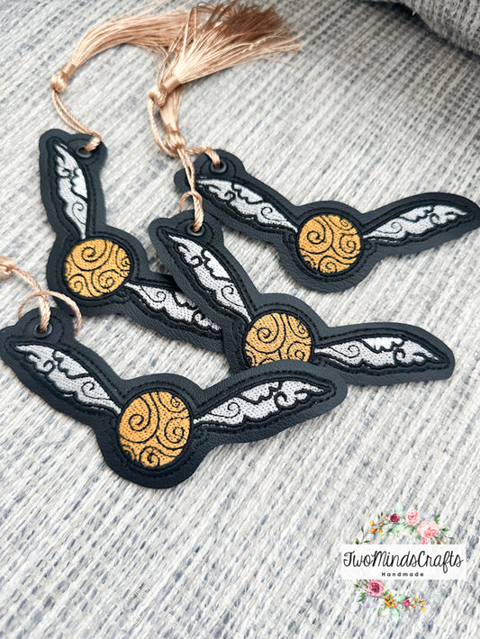Golden Flying Ball bookmark (READY TO SHIP)