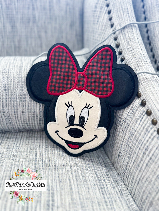 Plaid Bow Girl flat bag (READY TO SHIP)