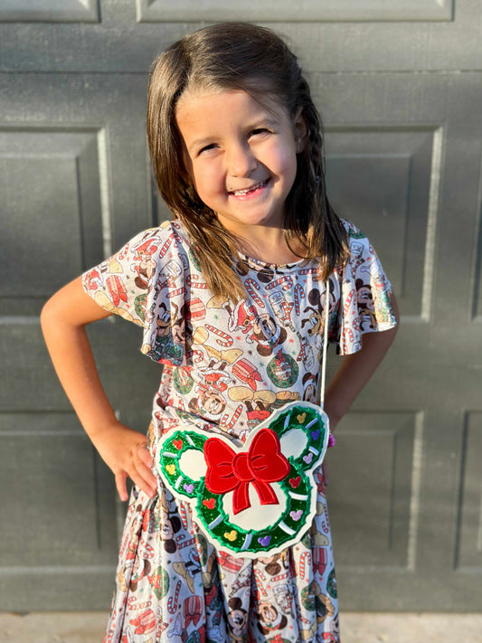 Wreath with Bow flat lay bag (READY TO SHIP)