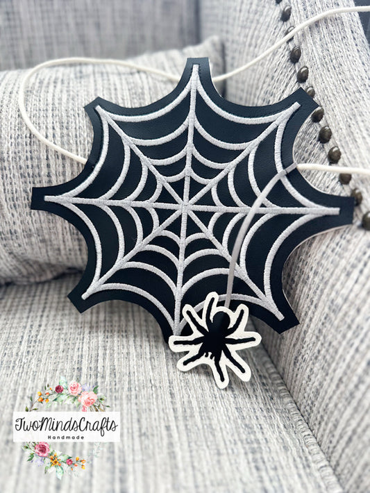Web with Spider Dangle Flat Bag (READY TO SHIP)