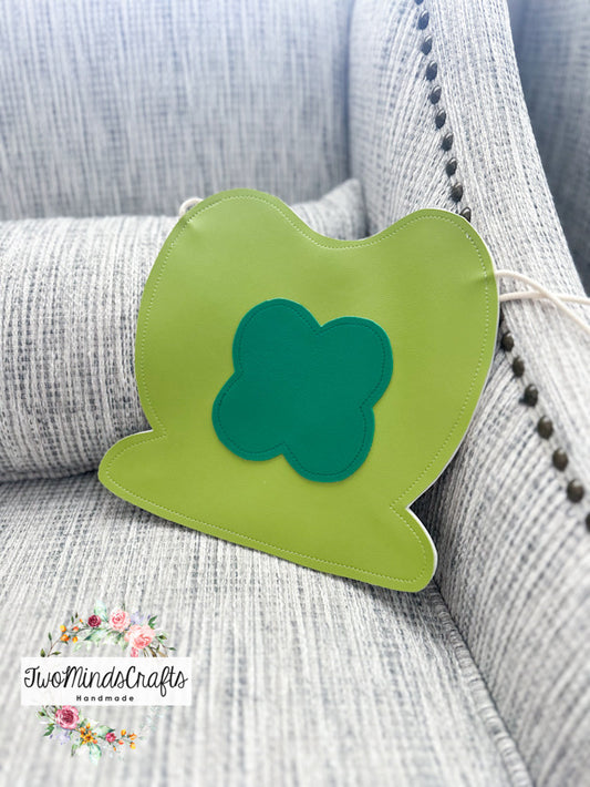 Lucky Green Marshmallow flat bag (READY TO SHIP)