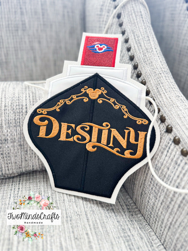 Destiny Cruise Ship flat lay bag (READY TO SHIP)