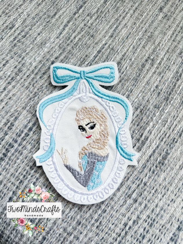 Girl’s Iron On Machine Embroidered Patches (READY to SHIP)