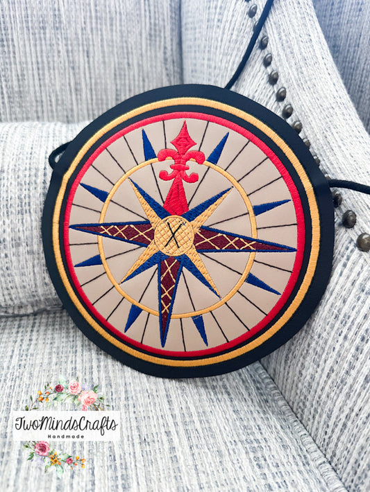 Pirate Compass Flat Bag (READY TO SHIP)