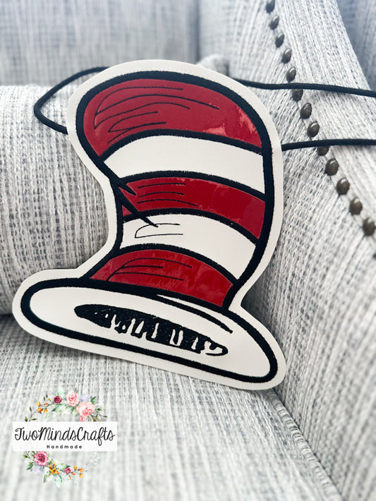 (NEW) Red White Tall Hat flat lay bag (READY TO SHIP)