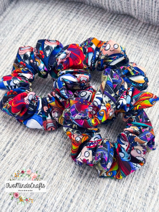 Christmas Nightmare Scrunchies (READY TO SHIP)