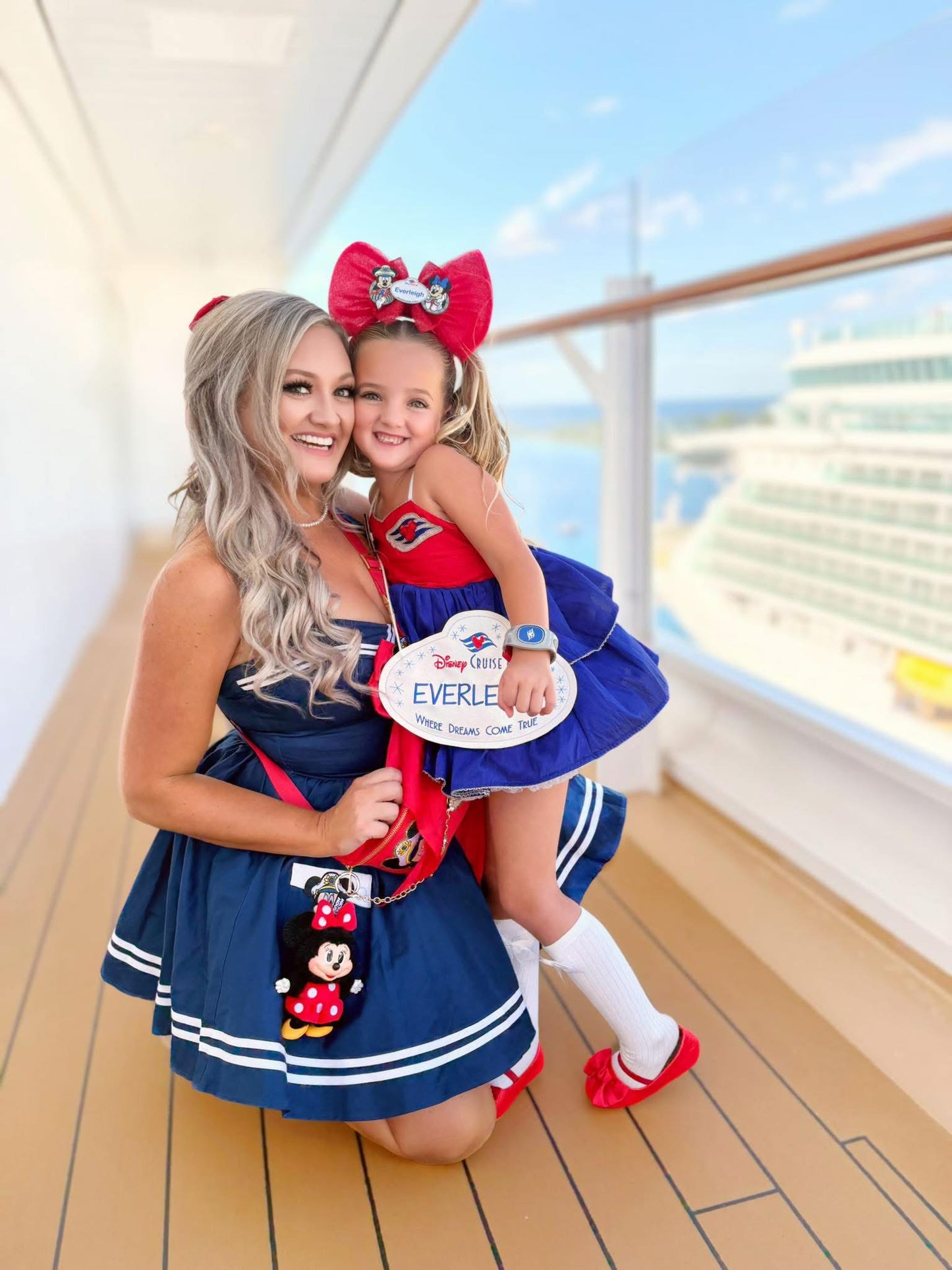 Personalized name tag D Cruise flat bag (MADE TO ORDER)