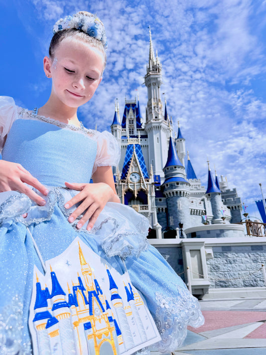 Detailed Castle flat bag (READY TO SHIP)