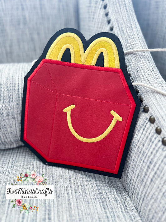 Happy Red Box flat bag (READY TO SHIP)