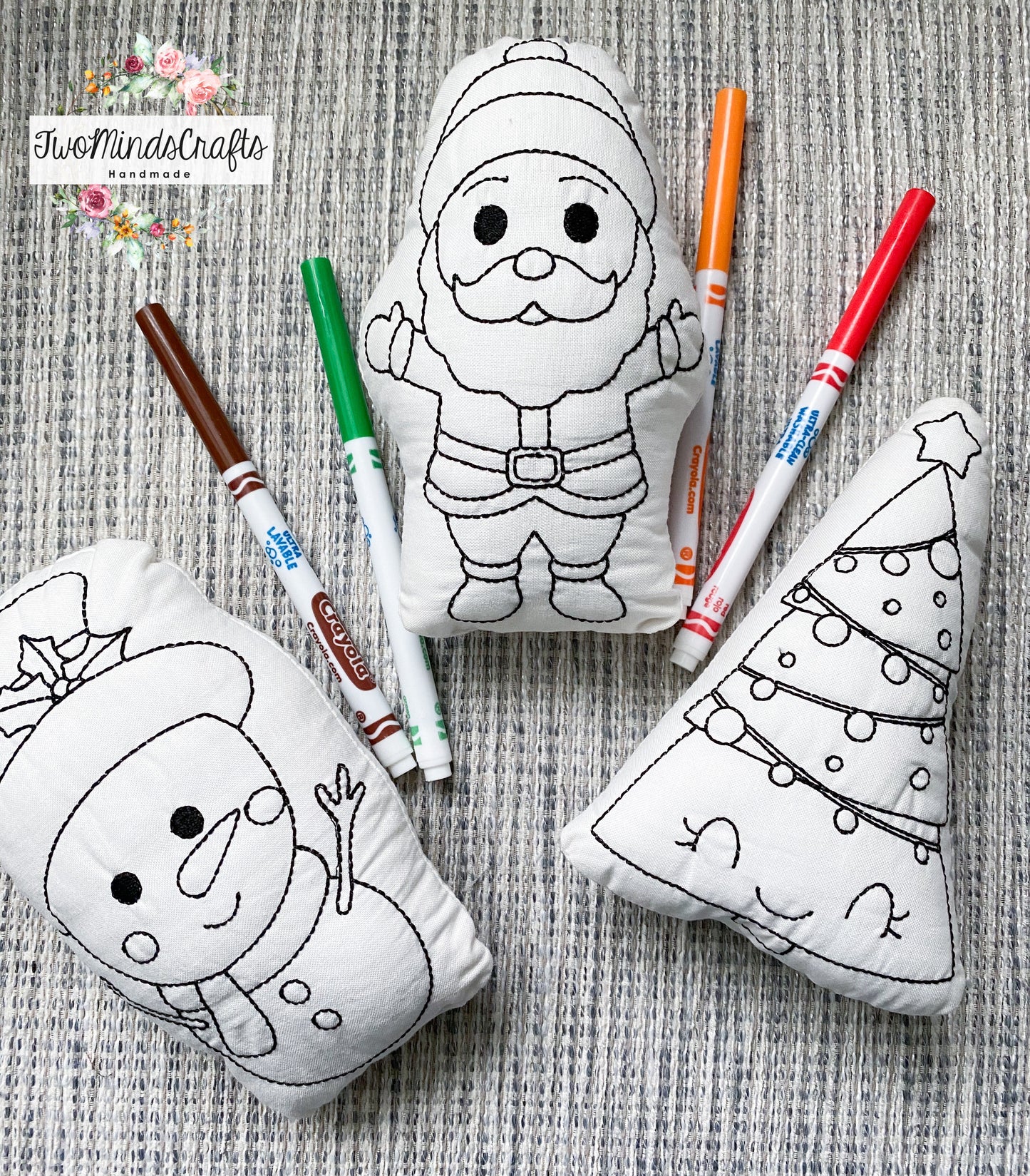 Doodle Dolls - Christmas (READY TO SHIP)