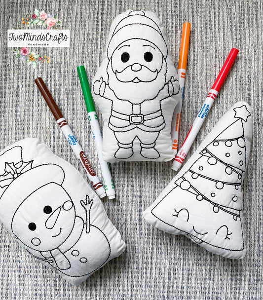 Doodle Dolls - Christmas (READY TO SHIP)