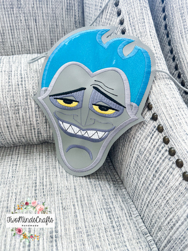 Blue Hair Villain flat bag (READY TO SHIP)