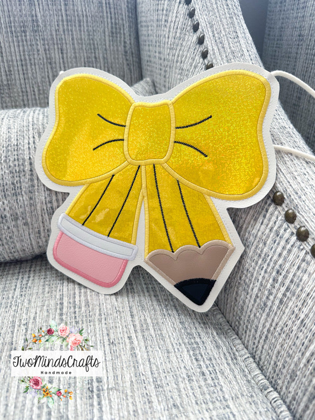 Pencil Bow flat lay bag (READY TO SHIP)