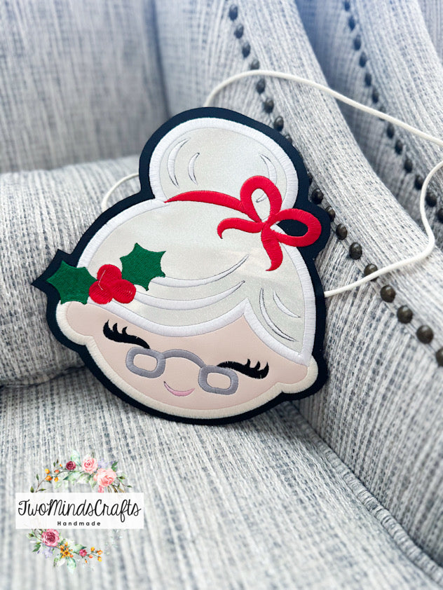 Mrs Christmas flat lay bag (READY TO SHIP)