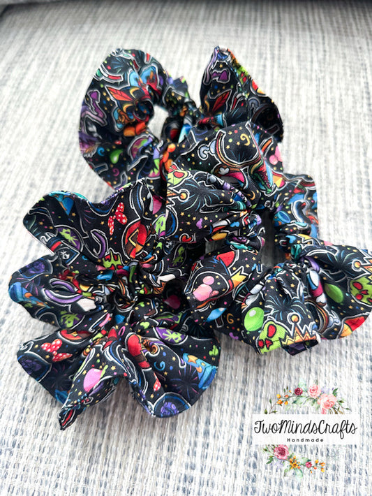 Villain Ears Scrunchies (READY TO SHIP)