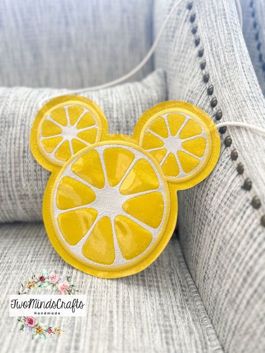Mouse Lemon Fruit flat lay bag (READY TO SHIP)