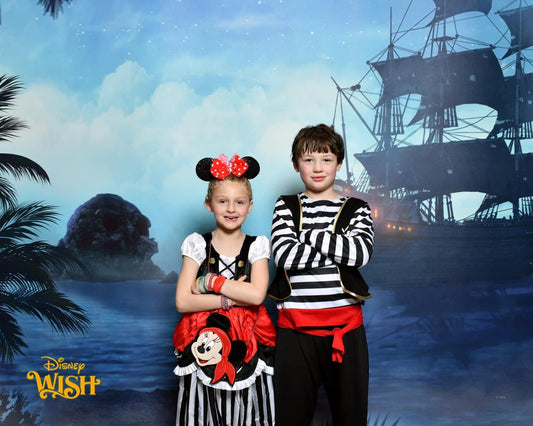 Girl Mouse Pirate flat lay bag (READY TO SHIP)