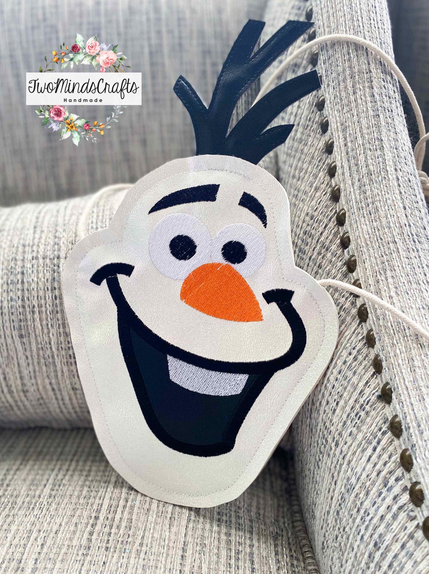 Cute Snowman flat bag (READY TO SHIP)
