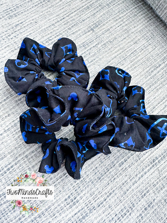 Blue Logo Scrunchies (READY TO SHIP)