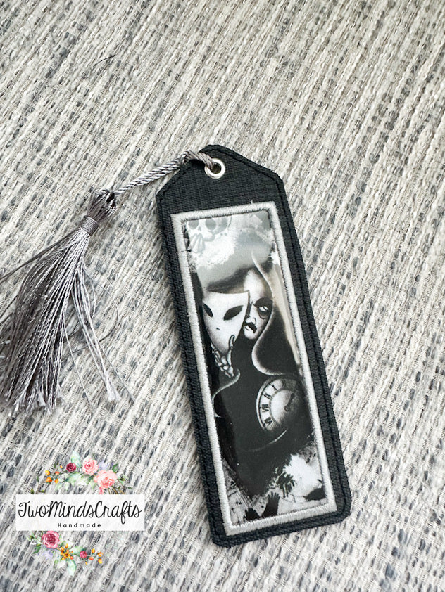 Black and White Mask classic bookmark (READY TO SHIP)