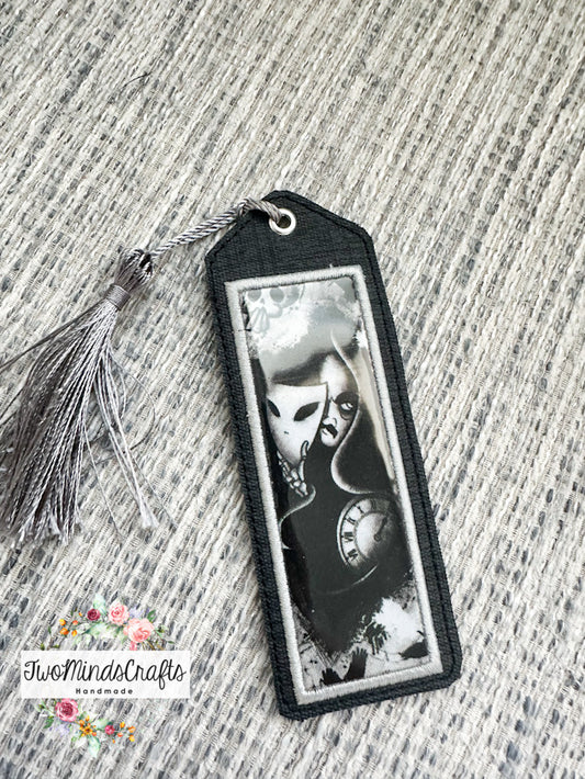 Black and White Mask classic bookmark (READY TO SHIP)