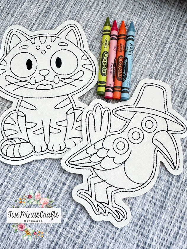 Flat Vinyl Doodles - K Group (READY TO SHIP)