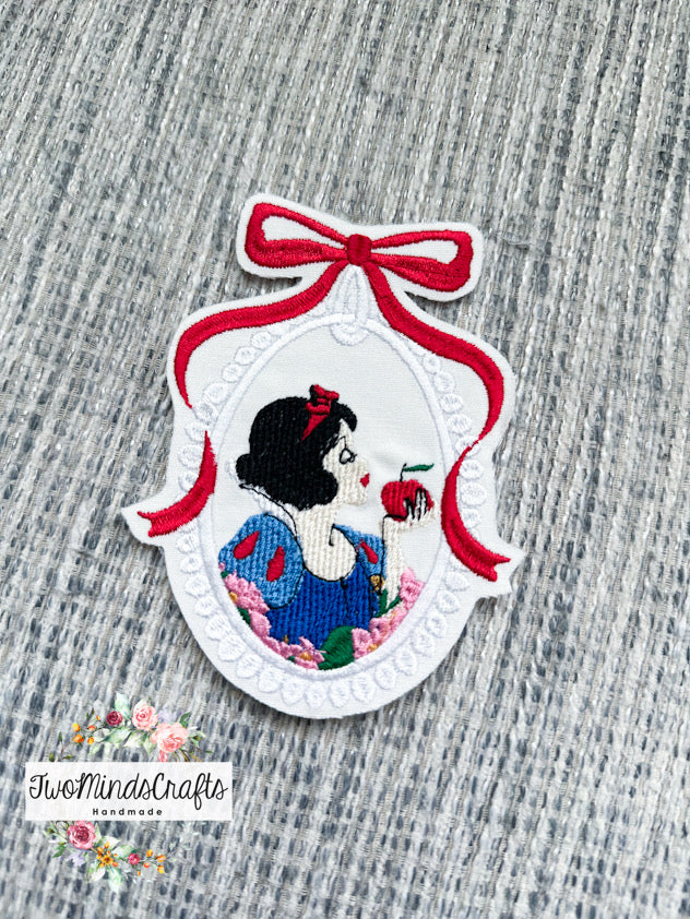 Girl’s Iron On Machine Embroidered Patches (READY to SHIP)