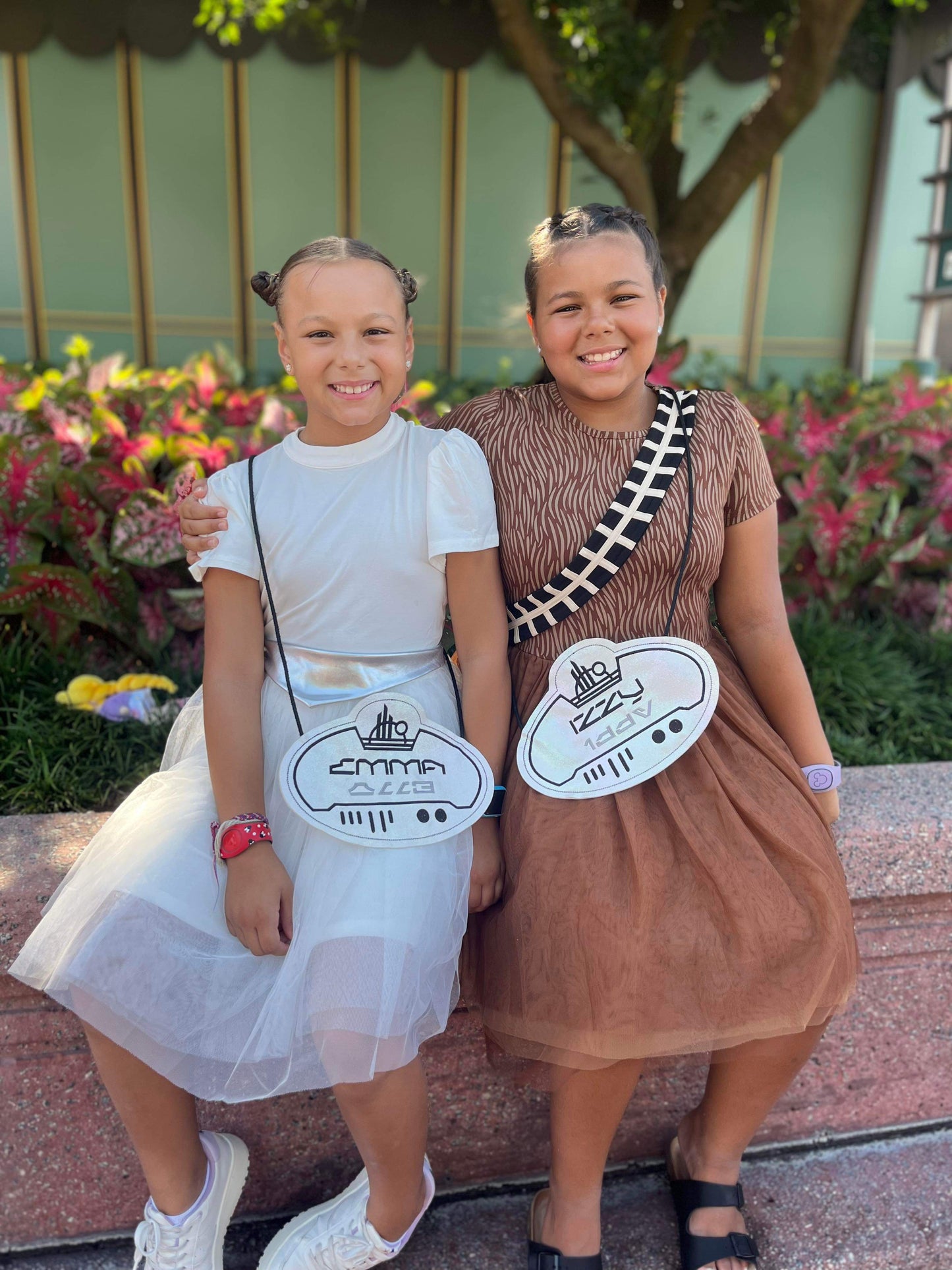 Personalized Galactic name tag flat bag (MADE TO ORDER)