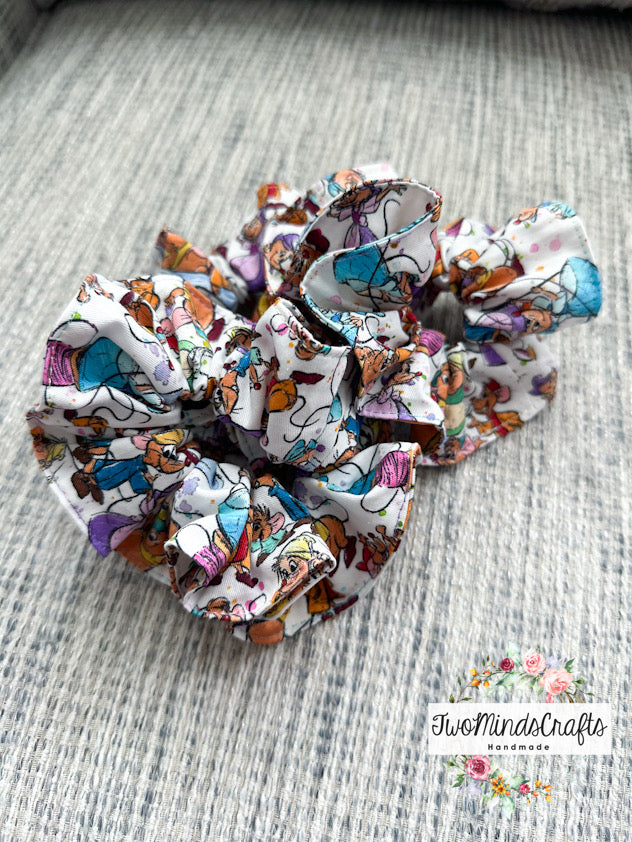 Glass Slipper Mice Scrunchies (READY TO SHIP)