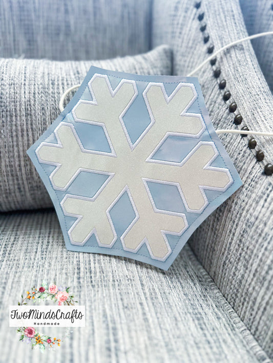 Snowflake flat bag (READY TO SHIP)
