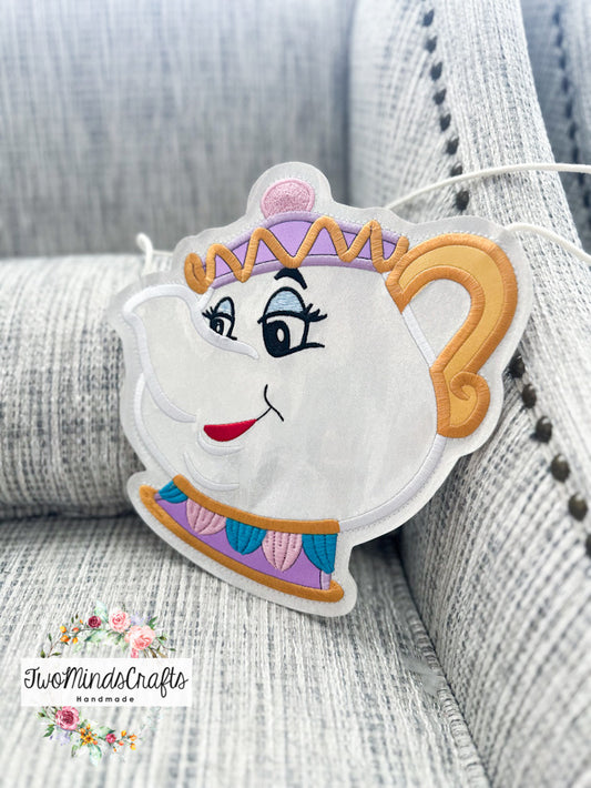 Mrs Teapot flat lay bag (READY TO SHIP)