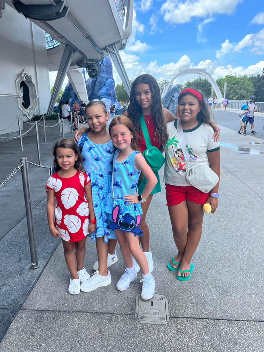 Cute Blue Alien Face flat bag (READY TO SHIP)